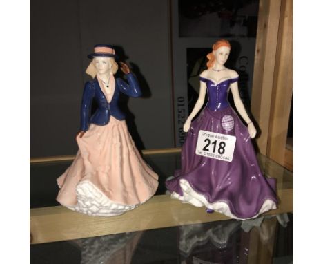 2 Royal Worcester ladies - Amelia and Isla Scotland
