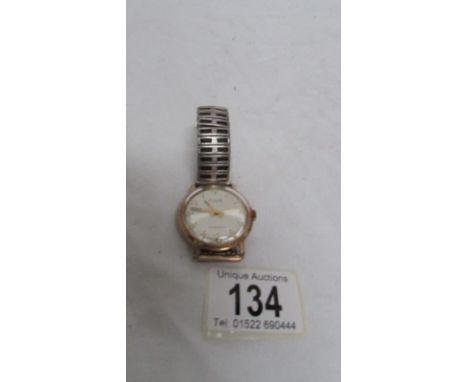 A vintage Donada 17 jewel wrist watch, in working order