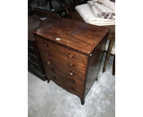 A Victorian mahogany chest commode