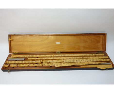 Set of Pitter tool & Gauge Co. standard length bars 1in to 36in, in original box with copy of error certificate dated 1987 Co