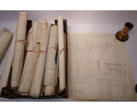T W Whipp ARIBA Chartered Architect and Surveyor Scarborough - drawings and plans relating to The Mercury Offices Aberdeen Wa