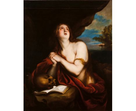 SCHOOL OF ANTHONY VAN DYCK (17TH CENTURY)The Penitent MagdaleneOil on canvas, 125 x 101cmSeveral versions of a now lost origi