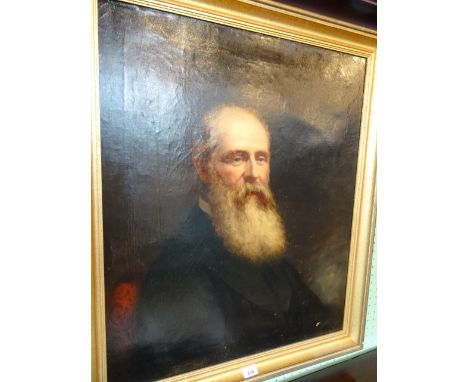 John Horseburgh (1835-1924), oil on canvas, A portrait of an elderly bearded gentleman, signed to bottom right corner, 74cm x