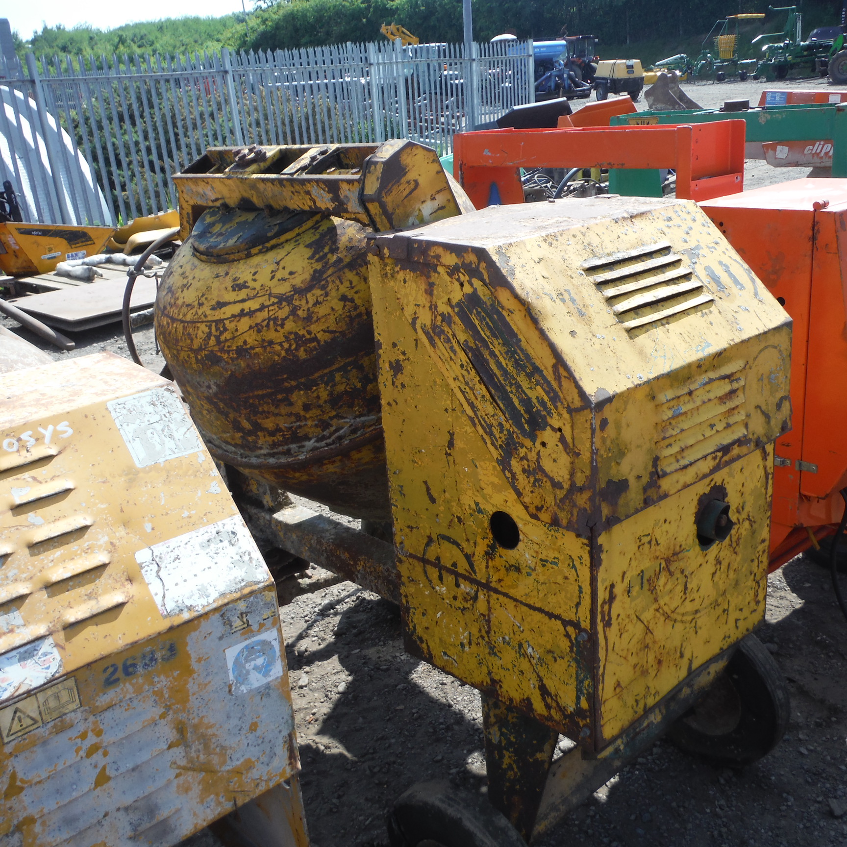 south cement mixer for sale yorkshire 3749 LISTER diesel WINGET driven cement  mixer  Lot