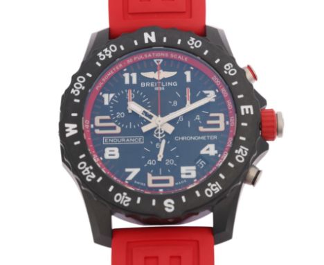 BREITLING - a Breitlight Endurance Pro 44 Chronometer quartz chronograph calendar wristwatch, ref. X82310, circa 2021, black 