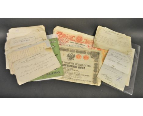 Railway Interest - The Great Northern Railway, a selection of Memorandum notes, 1883 and later, including Enfield to Etwall, 