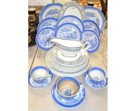 A Copeland Spode Roma pattern part dinner service; another, Mandarin part tea service.