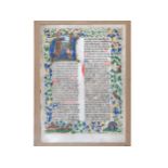 FOLIO EINES STUNDENBUCHS, FLÄMISCH