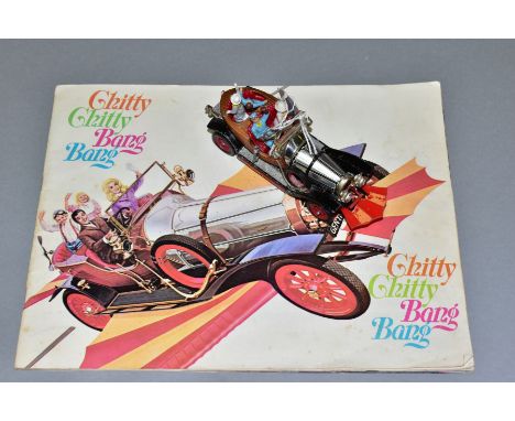 AN UNBOXED CORGI TOYS CHITTY CHITTY BANG BANG CAR, No 266, playworn condition, complete with all four figures, working side w