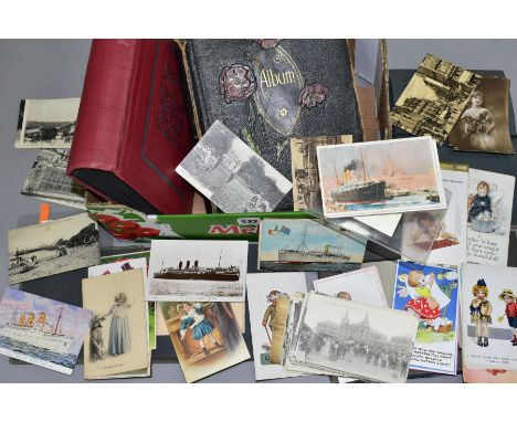 POSTCARDS, a collection of approximately 130 postcards, specifically France, towns, villages and landmarks collected during W