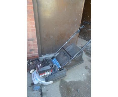 A MASPORT ROTAROLA PETROL LAWN MOWER, with a grass box (engine pulls freely but hasn't been started)