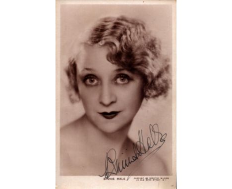 Binnie Hale signed 6x4inch vintage photo. Good condition Est.
