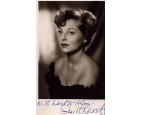 Faith Brook signed 6x4inch vintage photo. Good condition Est.