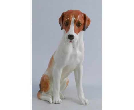 A Royal Worcester model, of a seated Hound, height 7.5insCondition Report:  ok