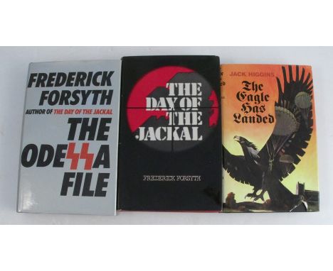 FORSYTH (FREDERICK), The Odessa File, FIRST EDITION, 1972, dw, HIGGINS (JACK), The Eagle Has Landed, FIRST EDITION, 1975 and 