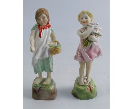 Two Royal Worcester figures, England and Ireland, from the Children of the World series, modelled by F G DoughtyCondition Rep