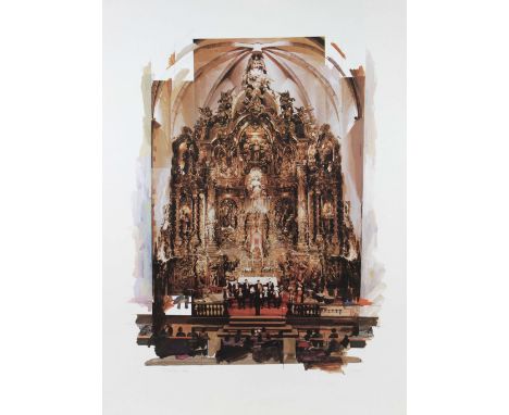 Richard Hamilton (britisch, 1922 - 2011), Altarpiece, 1981, Offset Poster, mit Bleistift handsig., Auflage 12/500. Maße: 80 x