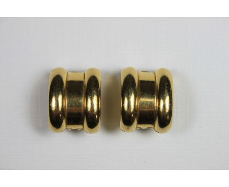 Chopard Ohrclips, La Strada, 750er Gold, gepunzt, Gesamtgewicht: 22,2 g.