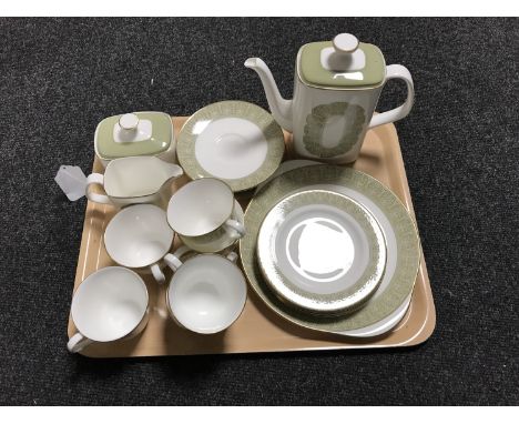 A twenty-two piece Royal Doulton Sonnet tea service 