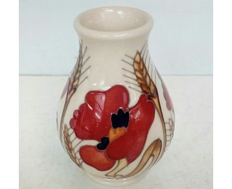 Moorcroft "Harvest Poppy" vase, 10 cm high