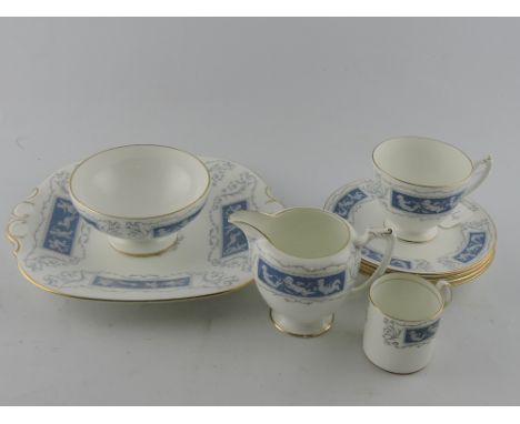 A Coalport porcelain Beverley pattern 27 piece part tea and coffee service.