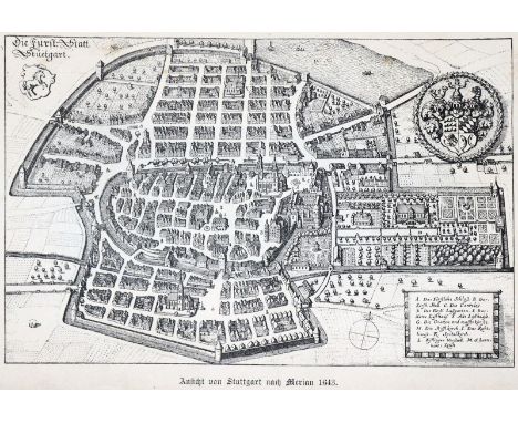 Württemberg.: Sammelband Oberamtsbeschreibungen, hrsg. von dem k. statistisch- topographischen Bureau. Stgt., Kohlhammer 1885