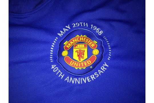 manchester united 40th anniversary shirt