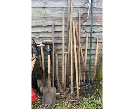 Collection of garden tools 