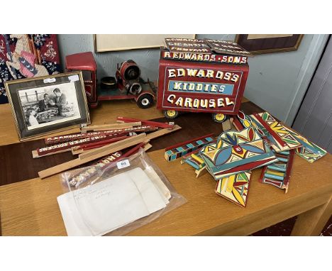 Collection of scratch built Edwards Fairground items made by Charlie Dowdswell to include Lucas engines 