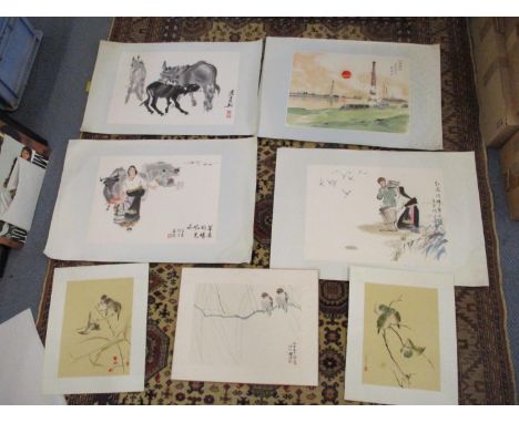 Chinese artwork to include some album prints and hand finished propaganda imagesLocation: LAF 