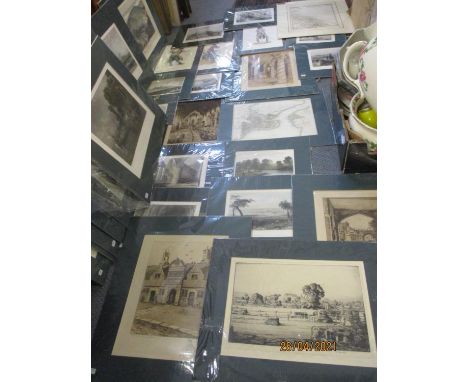 A group of antiquarian prints and maps to include a Saxon Crypt print by Ed Burrow, a map of Constantinople and a map of Wick