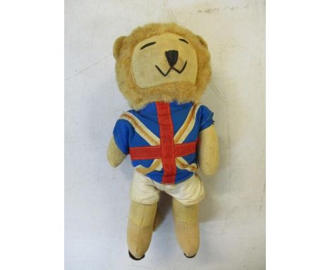 A 1966 England World Cup 'Willie' teddy bearLocation: Cab 