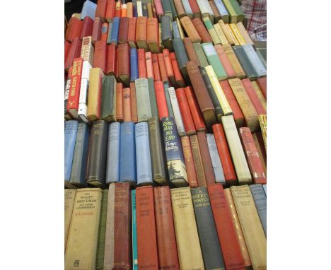 A large quantity of mid 20th century hardback books to include a large quantity by the authors Ian Hay, A. Conan Doyle and Je