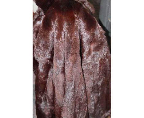 VINTAGE KNEE LENGTH BERNARD FRIAR FUR COAT