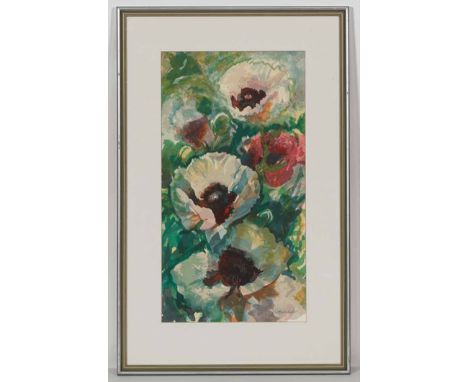 R.W. BATCHELOR,
PATTY'S PLUM 
limited edition serigraph print, signed, titled and numbered 7/55 in pencil 
55cm x 29cm
Mounte