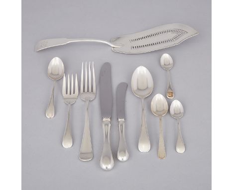 Canadian Silver ‘Old English’ Pattern Flatware Service, Henry Birks & Sons, Montreal, Que., 20th centurycomprising fifty-one 