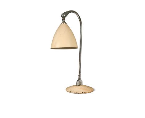 Robert Dudley Best (1892-1984) for Best & Lloyd, a  'BL2' Bestlite desk lamp, circa 1940, the shade and weighted base both fi