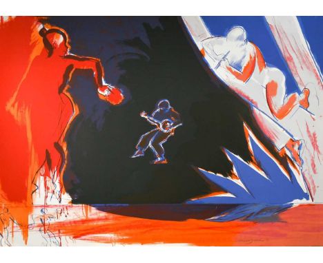 § Allen Jones RA (1937-) The Forest - from Islandssigned and dated 'allenJones 88' (lower right); numbered AP 7/10lithograph,