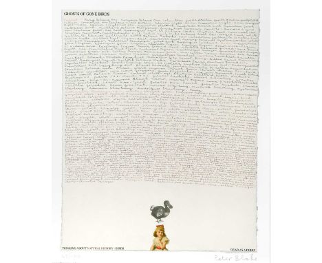§ Peter Blake CBE, RDI, RA (1932-) Dead as a Dodo, from Ghosts of Gone Birdssigned 'Peter Blake' (lower right); numbered 42/1