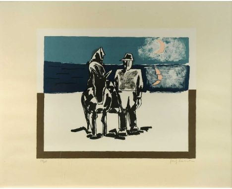 § Josef Herman OBE, RA (1911-2000) On the Way Homesigned 'Josef Herman' (lower right); numbered 14/100lithograph50 x 62cmProv