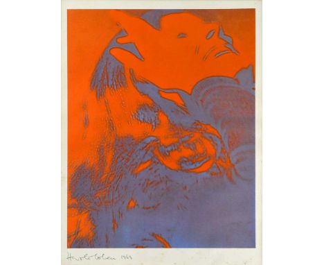 § Harold Cohen (1928-2016) Untitledsigned and dated 'Harold Cohen 1968' (lower left)lithograph49 x 39cm