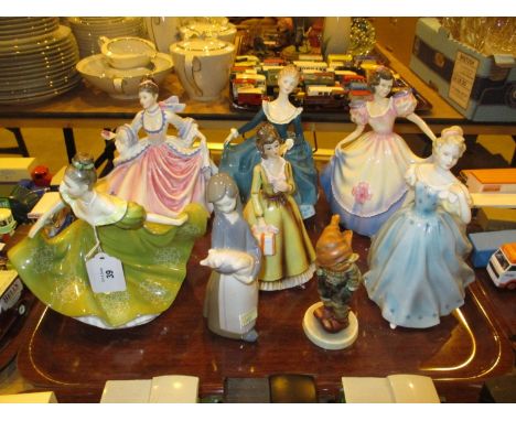 Five Royal Doulton Figures, Lladro, Hummel and Other Figure 