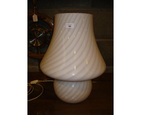 Large Decorative Glass Lamp 