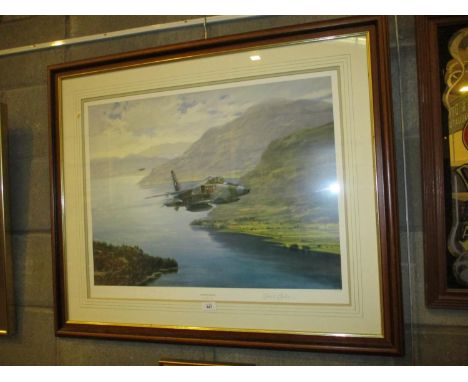 Gerald Coulson, Signed Print, Thunder In The Hills 