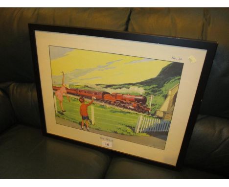 Fyffe, Education School Print, The Train 