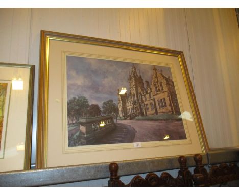 James McIntosh Patrick Signed Print of Morgan Academy, 227/600 