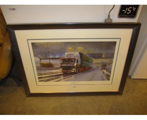 Alan Fearnley Signed Print Winter 