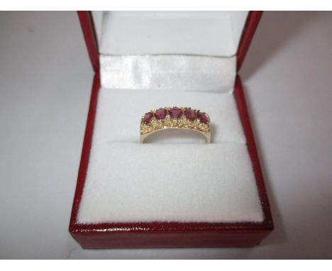 9ct Gold Ruby Ring 