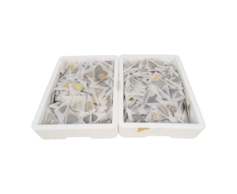 A box of mixed papered butterflies - mostly China and Indonesia 