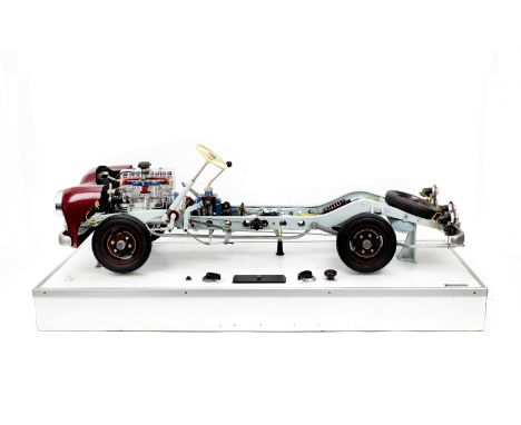 A Hohm driving school instructional scale model, German, post-War,large scale 'H-D 79' model, constructed from mainly metal a